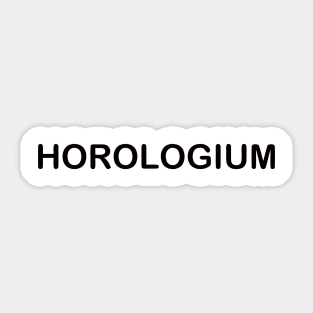 HOROLOGIUM Sticker